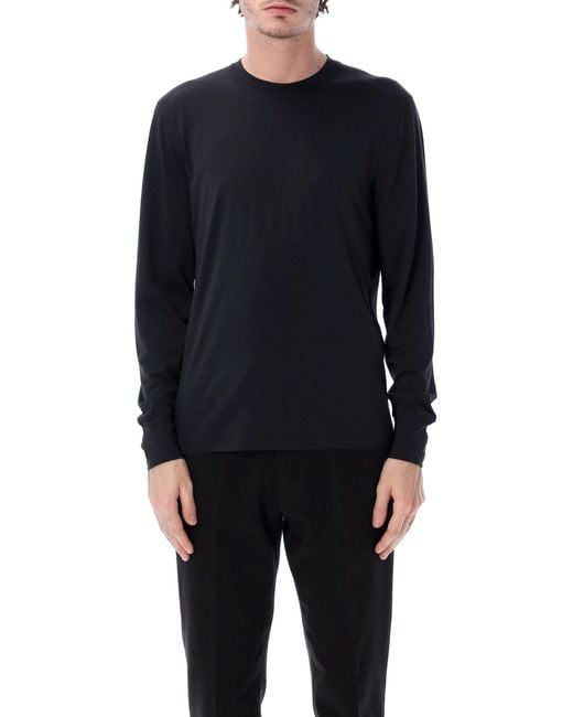Tom Ford Blue Long Sleeve T-Shirt for men