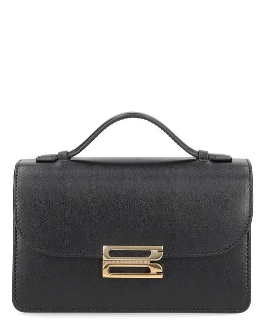 Victoria Beckham Black Leather Shoulder Bag