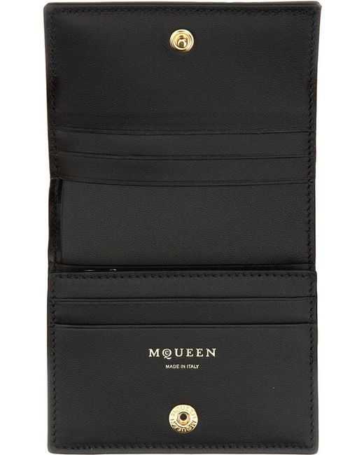 McQueen Black Wallets & Purses