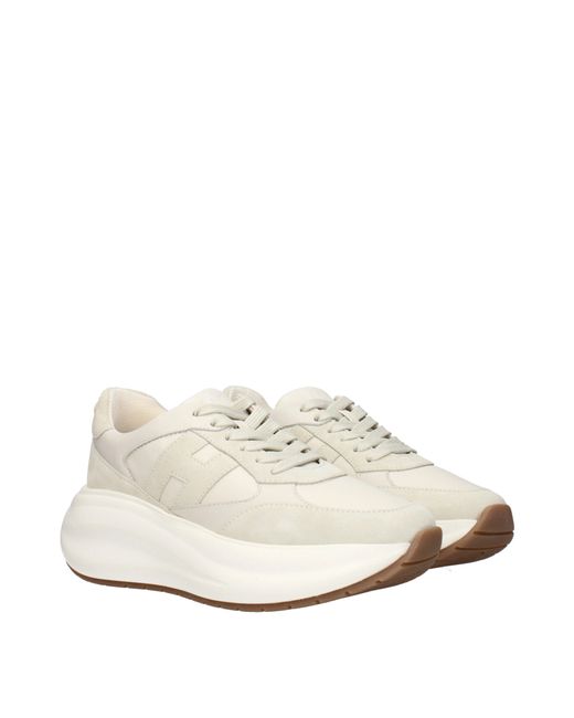 Hogan White Sneakers Leather/Ivory