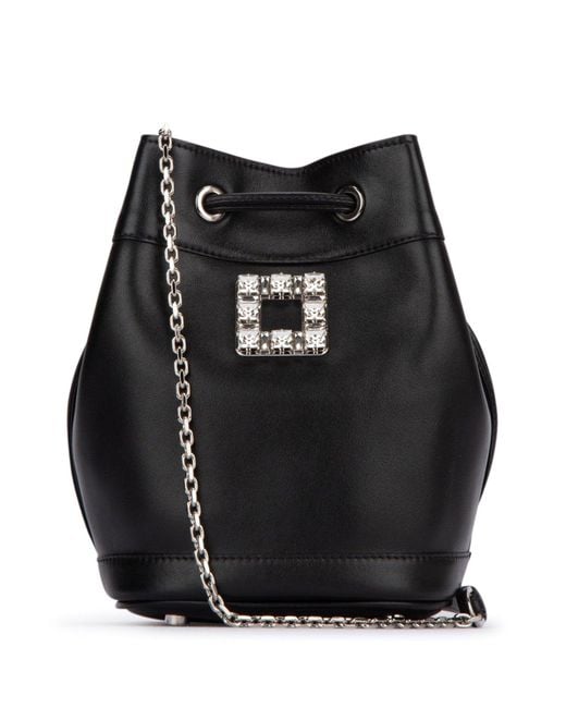 Roger Vivier Black Tres Vivier Aumoniere