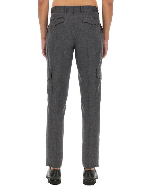 Lardini Gray Wool Pants for men