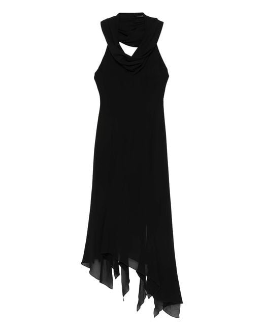 AVAVAV Black Draped Dress