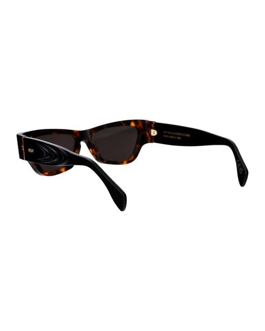 Retrosuperfuture Brown Acetate Cat-Eye Sunglasses