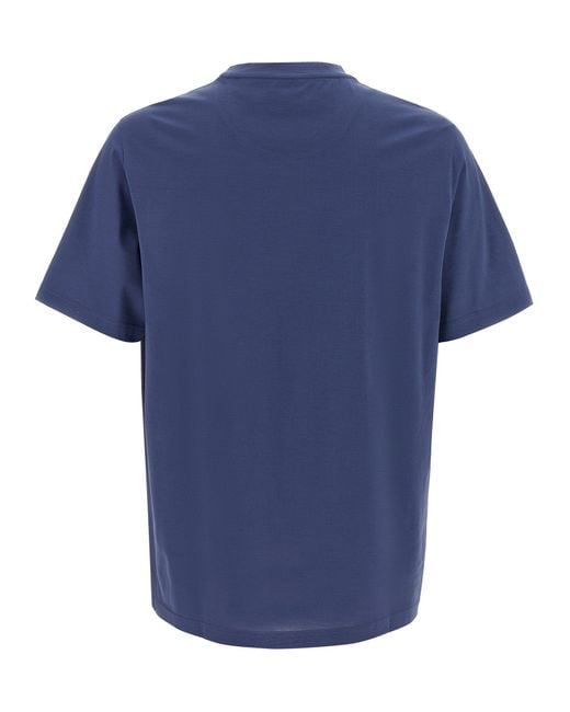Pal Zileri Blue Crew Neck T Shirt