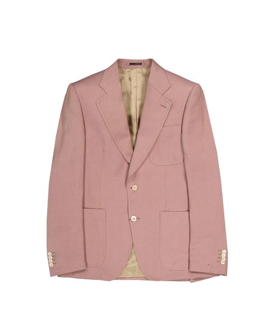 Lardini Pink Linen Jacket for men