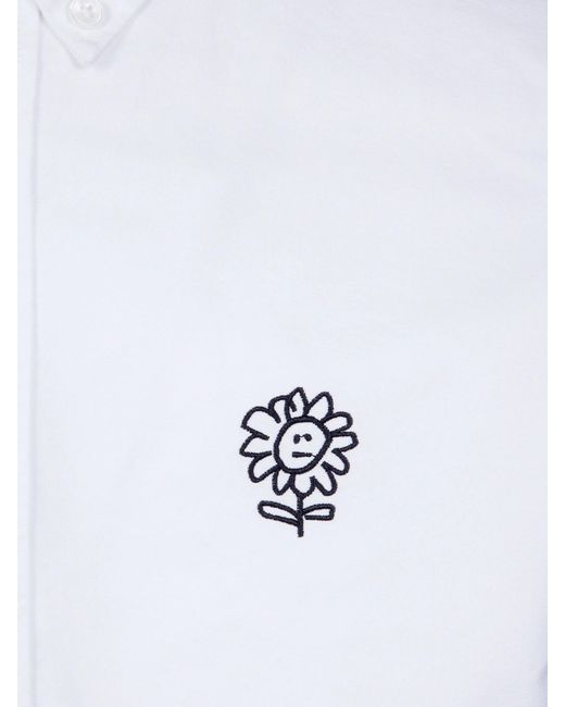 sunflower Zonnebloem Button Down Oxford in het White