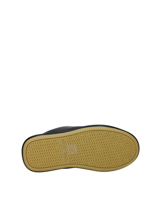 Bottega Veneta Black Sneakers Uomo Pelle Nero for men