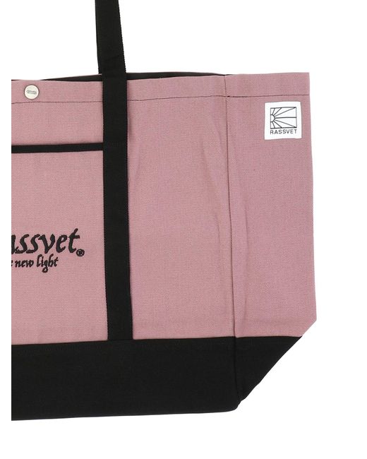 Rassvet (PACCBET) Rassvet Tote Bag in Pink for Men
