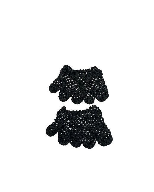 Antipast Black Fishnet Five Fingers Short Socks