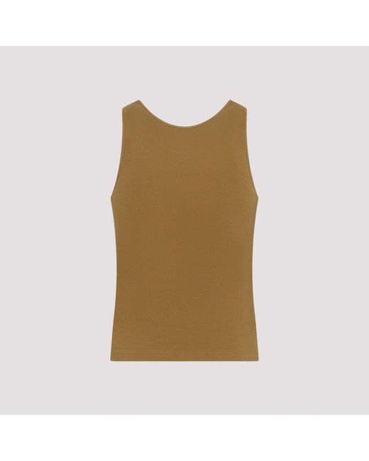 Saint Laurent Brown Tank Top