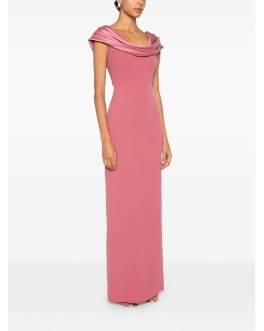 Solace London Pink Adele Maxi Dress