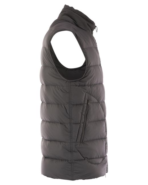 Herno Gray Down-Filled Waistcoat for men