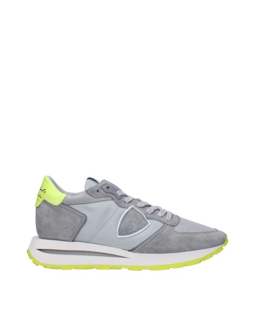 Sneaker Modello Philippe Tropez Haut Griso/Giallo di Philippe Model in Blue da Uomo