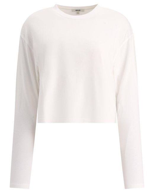 Agolde White Mason T -Shirt