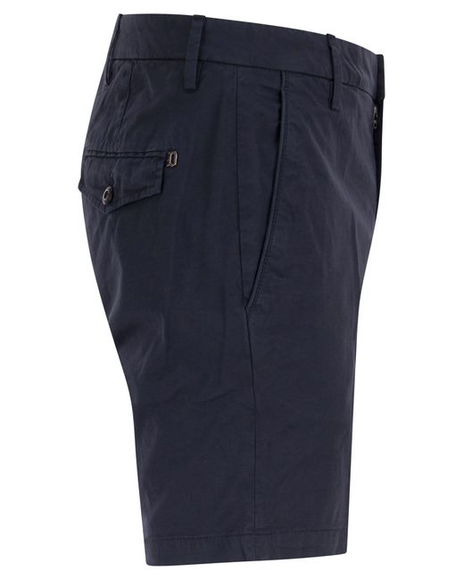 Manheim Cotton Shorts Dondup de color Blue