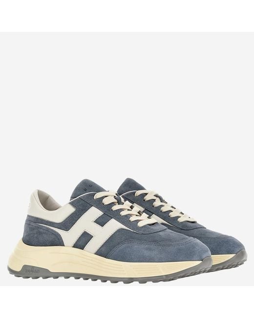 Hogan Blue Hyperlight Ledersneaker