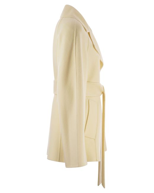 Umano Bref Cashmere Blend Brend Robe Coat Sportmax en coloris Natural