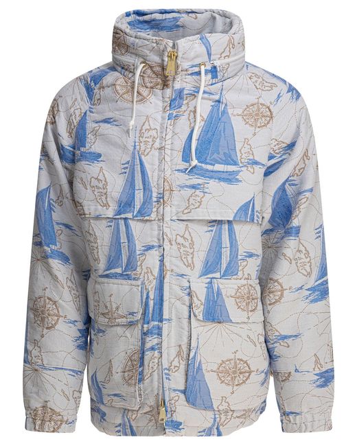 Beams Plus Navy Jackets And Coats Light Blue