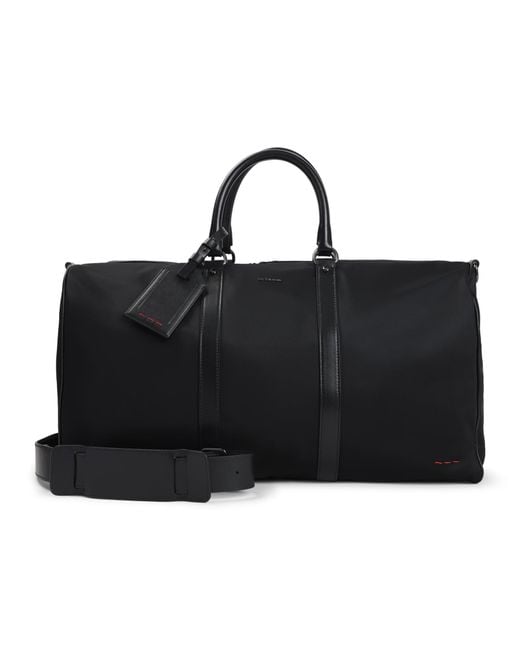 Kiton Black Polyamide Duffle Bag