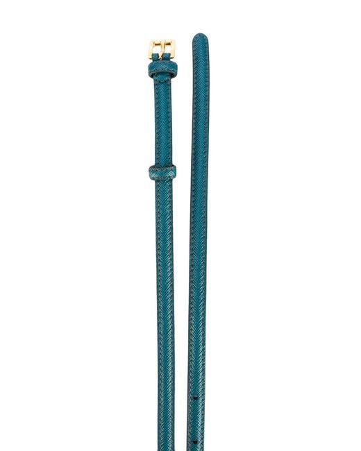 Prada Blue Belt Emerald