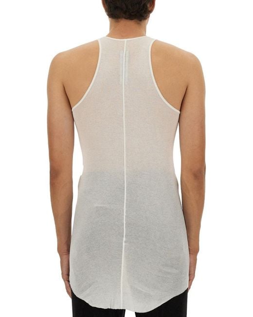 Rick Owens White Cotton Tops