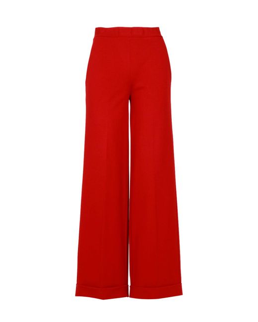 Semicouture Red Halbbluthose rot