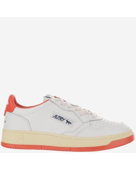 Autry White Medialist Maison Kitsuné X Low Sneakers for men