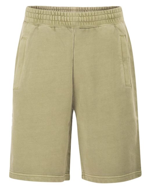 Carhartt Natural Cotton Jersey Shorts With Logo