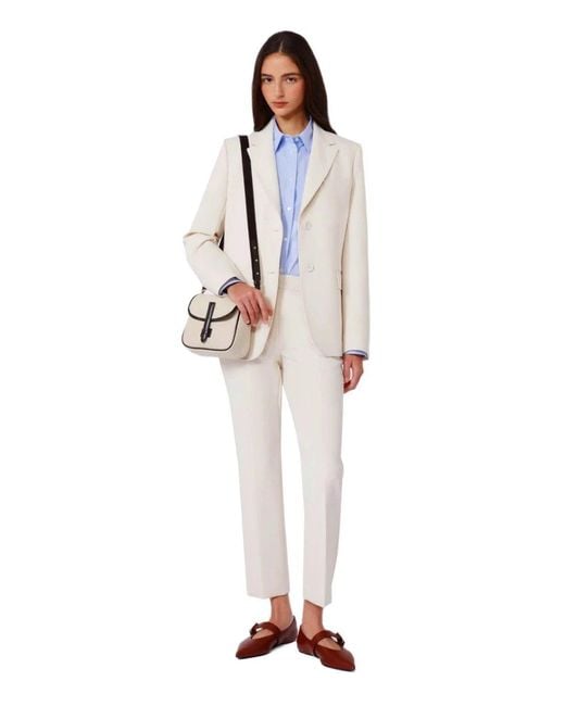 Weekend by Maxmara White Rana Ivory Pants