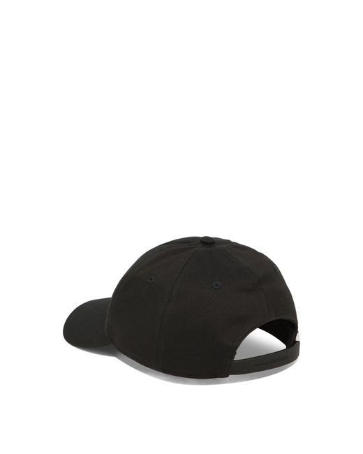 Baseball Cap con logotipo Alexander McQueen de hombre de color Black