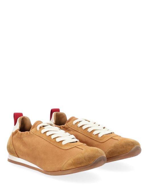 Uma Wang Brown Leather Sneaker