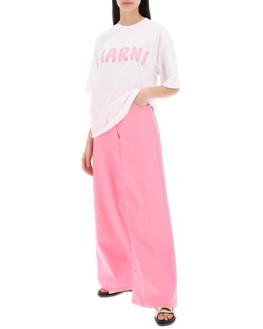 Jeans de mezclilla de peso ligero de Marni de color Pink