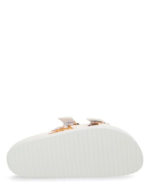 Versace Jeans Couture Multicolor Polyurethane Flat
