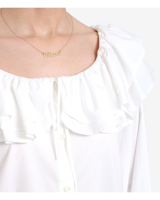MSGM Shirts Wit in het White
