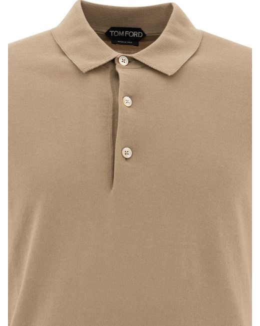 Tom Ford Polo -shirts in het Natural voor heren