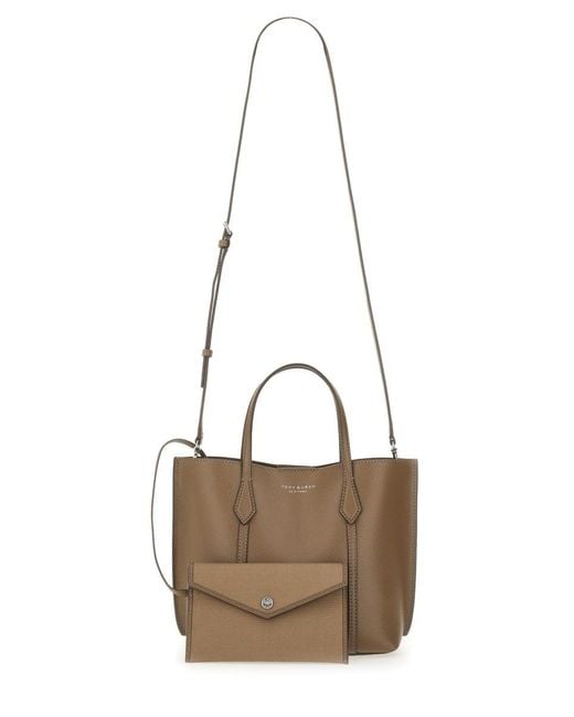 Tory Burch Brown Small Perry Tote