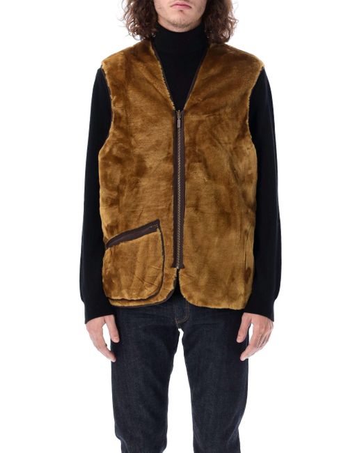 Barbour Blue Warm Pile Waistcoat/Zip-In Liner