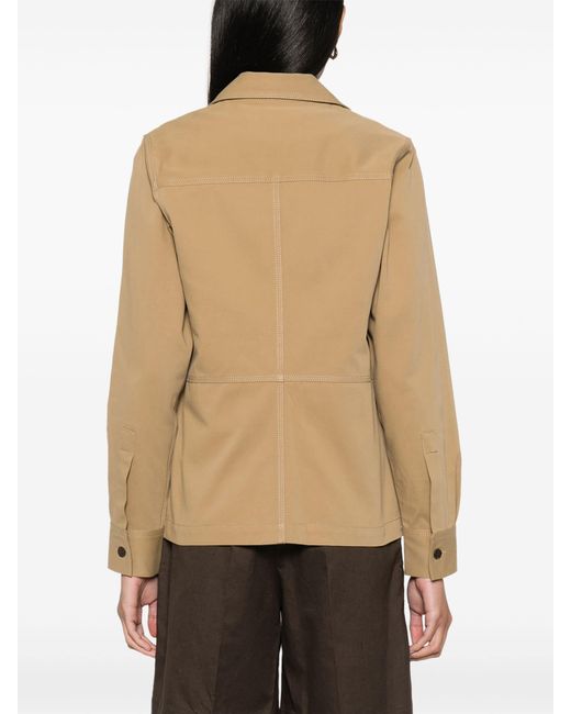 Closed Natural Itted Overshirt Clothing