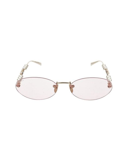 Lunettes de soleil GG1922 S 004 Gold Gold Pink / 17/140 Gucci pour homme en coloris Black