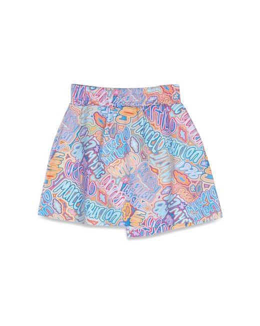 Marcelo Burlon White Panel Sweatskirt