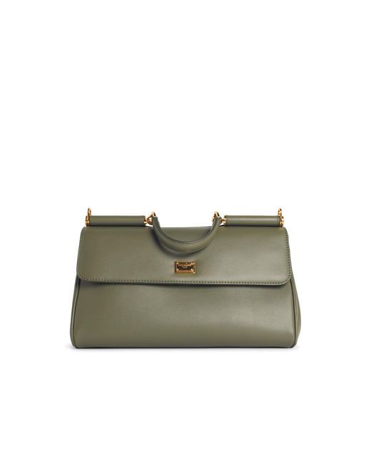 Dolce & Gabbana Green Ümy Sicily㬠Medium Handbag