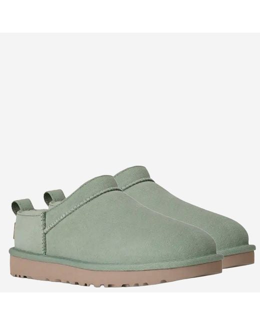 Ugg Green Ankle Boots Classic Micro