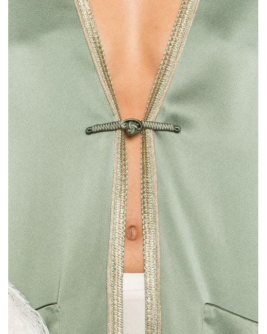 Forte_forte Green Kimono Jacket