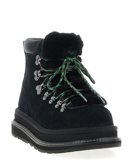Ugg Black X Sacai Capsule 'Hiker' Ankle Boots