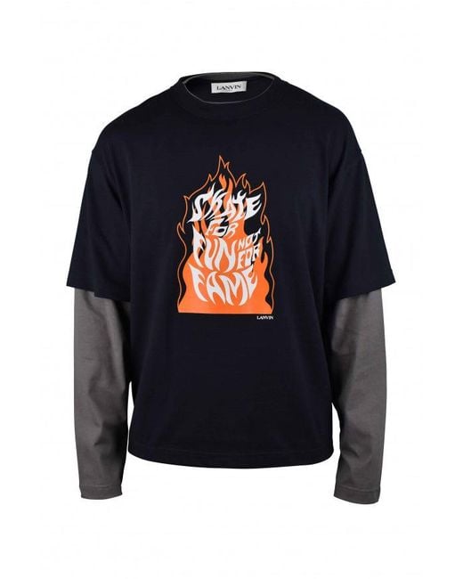 Lanvin Blue T Shirt