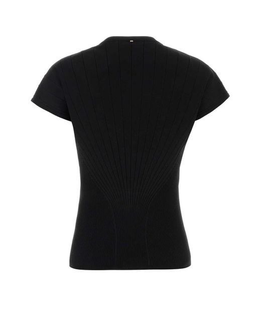 Sportmax Black Viscose Blend Samba Top