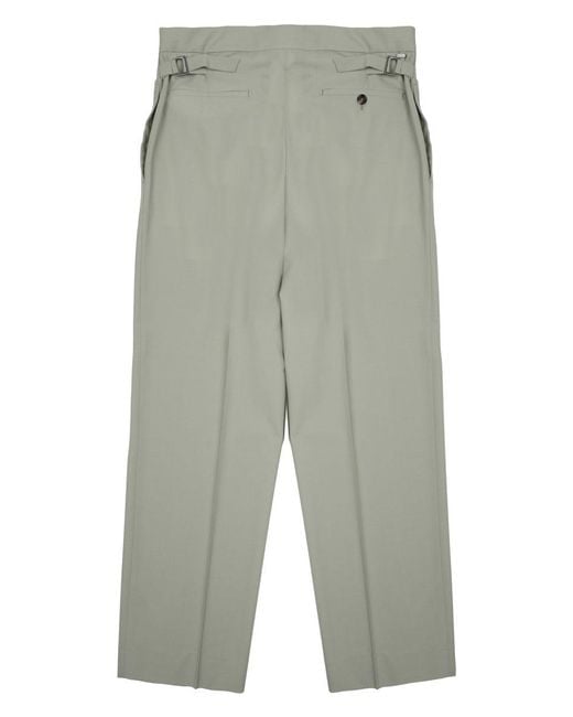 BE ABLE Gray Mini Trousers For Ss26 for men
