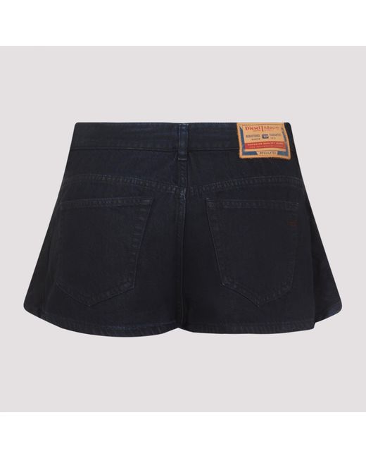 DIESEL Blue Solid Shorts