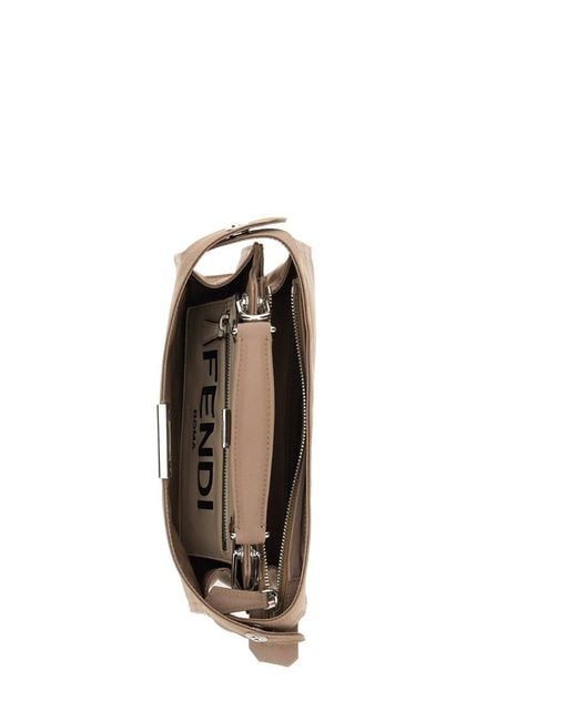 Fendi Brown "Peekaboo Iseeu" Bag Small for men